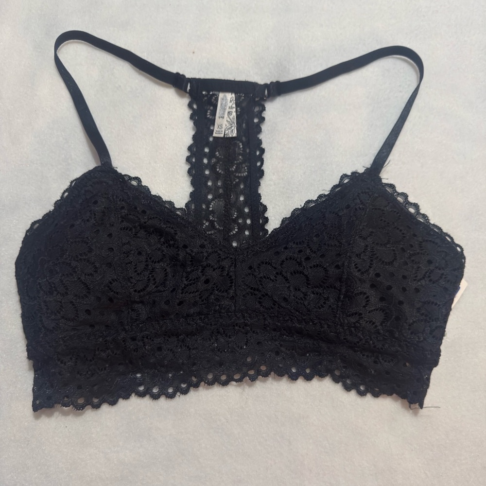 Elegant Black Lace Bralette